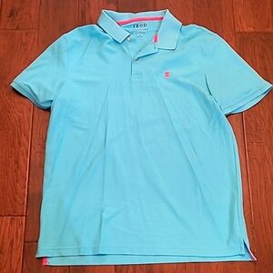 Izod men's teal polo style shirt size XL